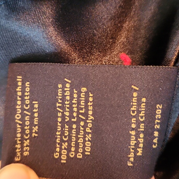 Mackage Black Jacket With Leather Trim - Picture 10 of 16